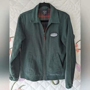 Dark Seas Forest Green Jacket Men's Small